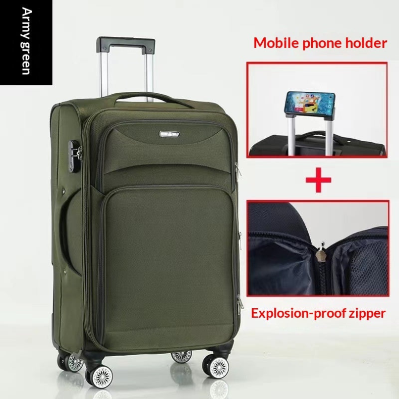 OVERBROOK PRO 20" Oversized Rolling Suitcase