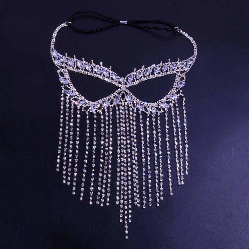 Rhinestone Prom Mask