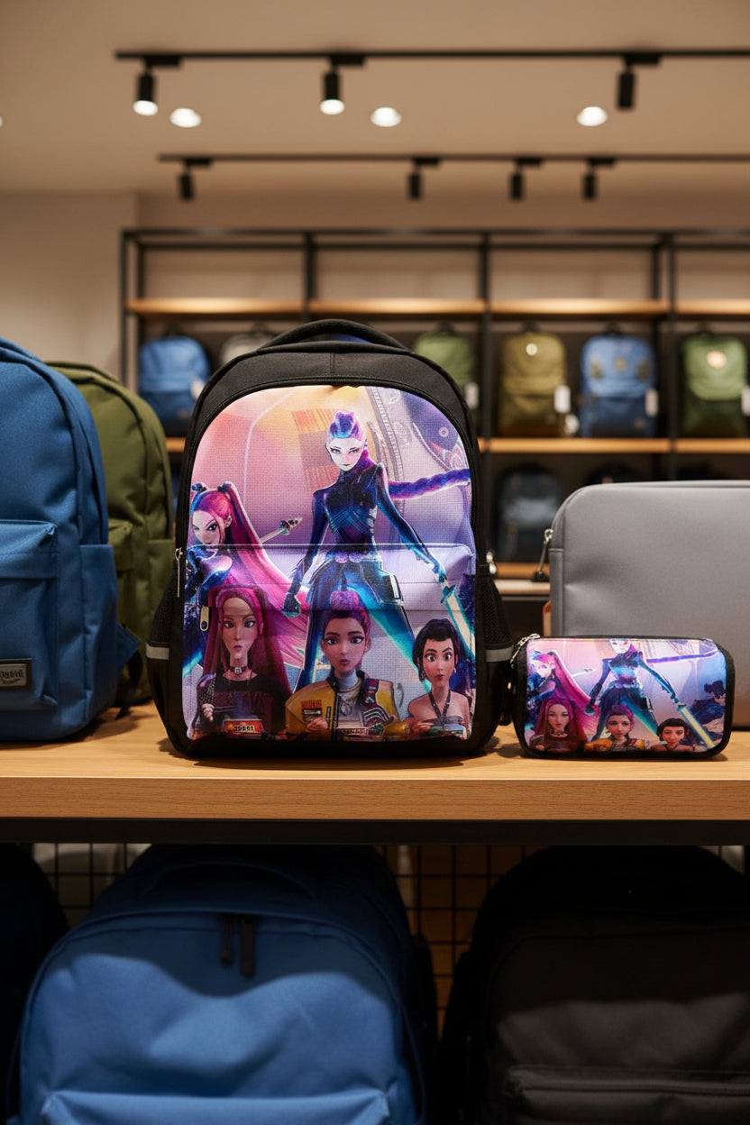 DEMON HUNTER KPOP School Backpack