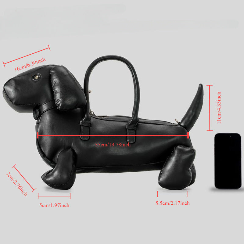 BLP Unique Creative Cartoon Dog Shape Handbag