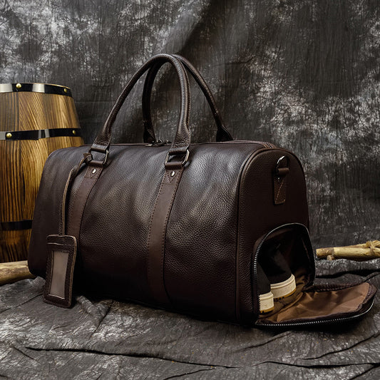 Crazy Horse Leather Travel Bag