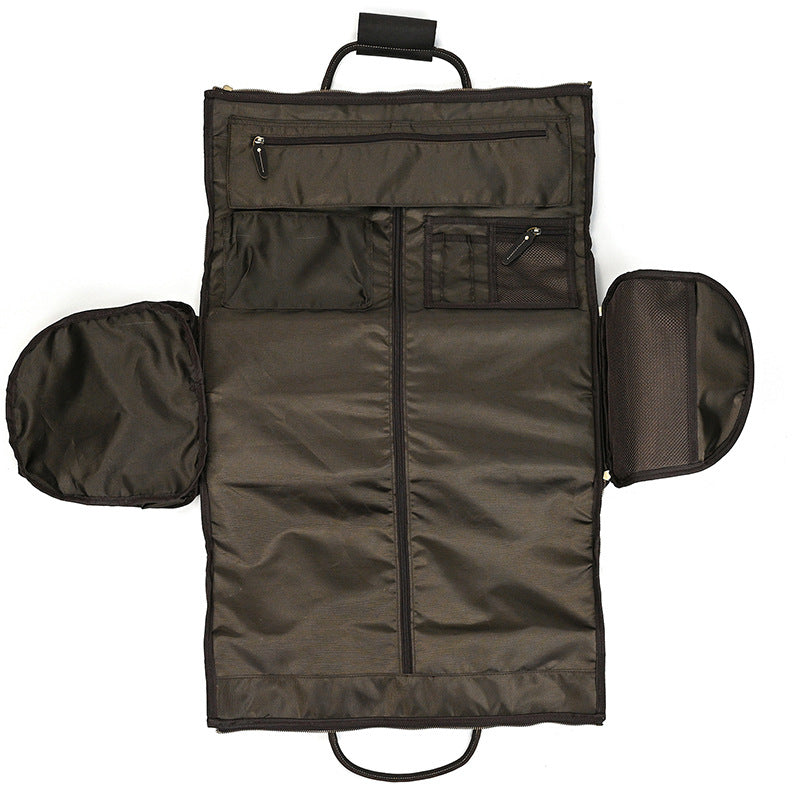 Crazy Horse 22-inch Leather Garment Bag