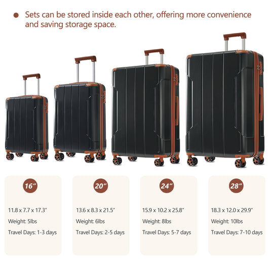 Customer Desire 6-Piece Hard Sided Suitcase Set