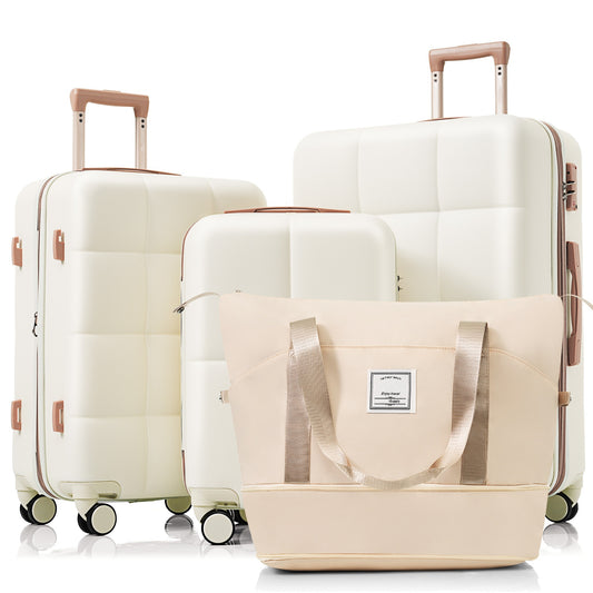 4-piece Suitcase Set With USB Port