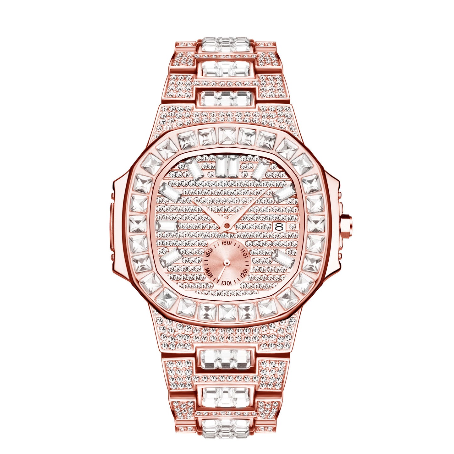 Montre Diamant Bauguette Quartz Watch