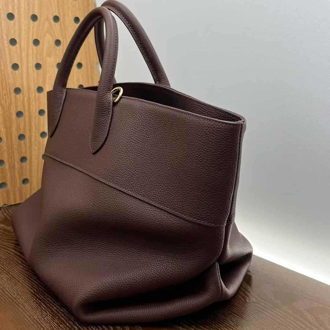 GIOVANNI Simple GENUINE LEATHER Tote BAG