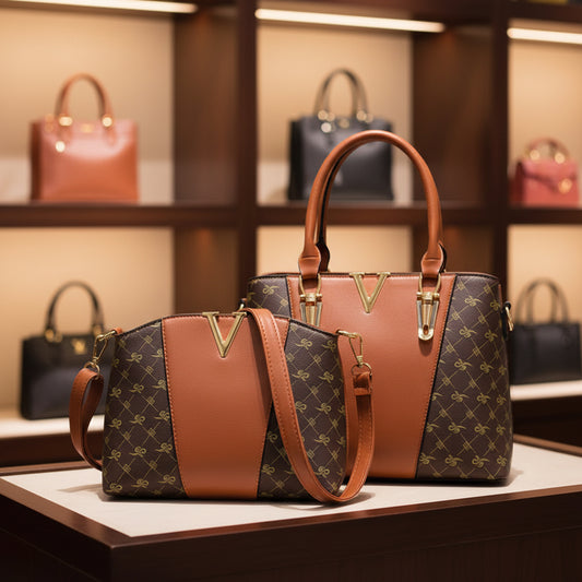 SIGNATURE V FIRST Messenger Hand Bag
