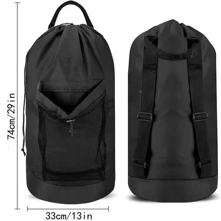 Oxford Cloth Drawstring Large Laundry Carrier