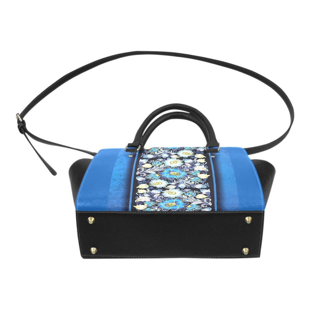 Blue Flower Shoulder Bag
