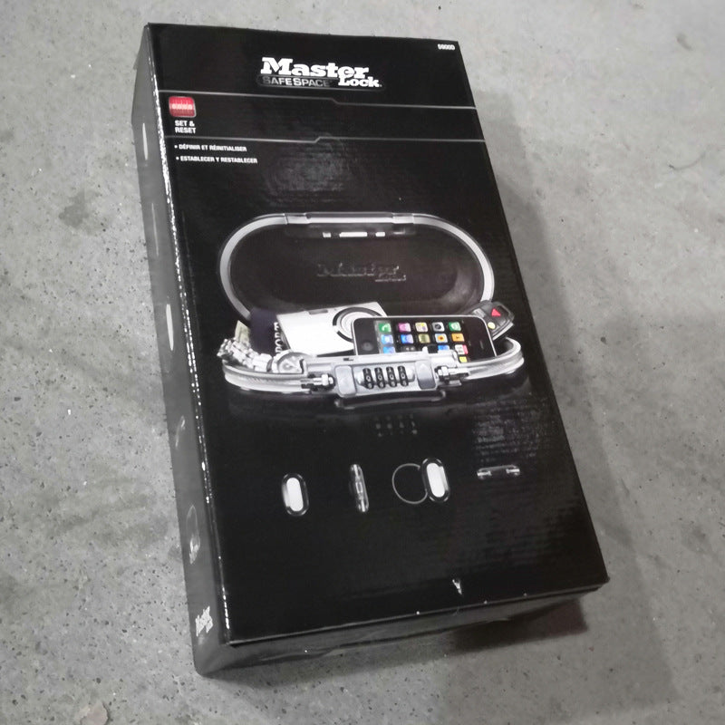 Master Lock Safe Space Mini Portable Password Lock Safe