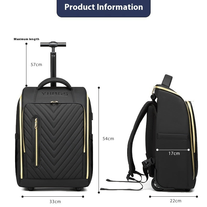 20" YH&GS Rolling Double-Shoulder Travel Ultra Backpack