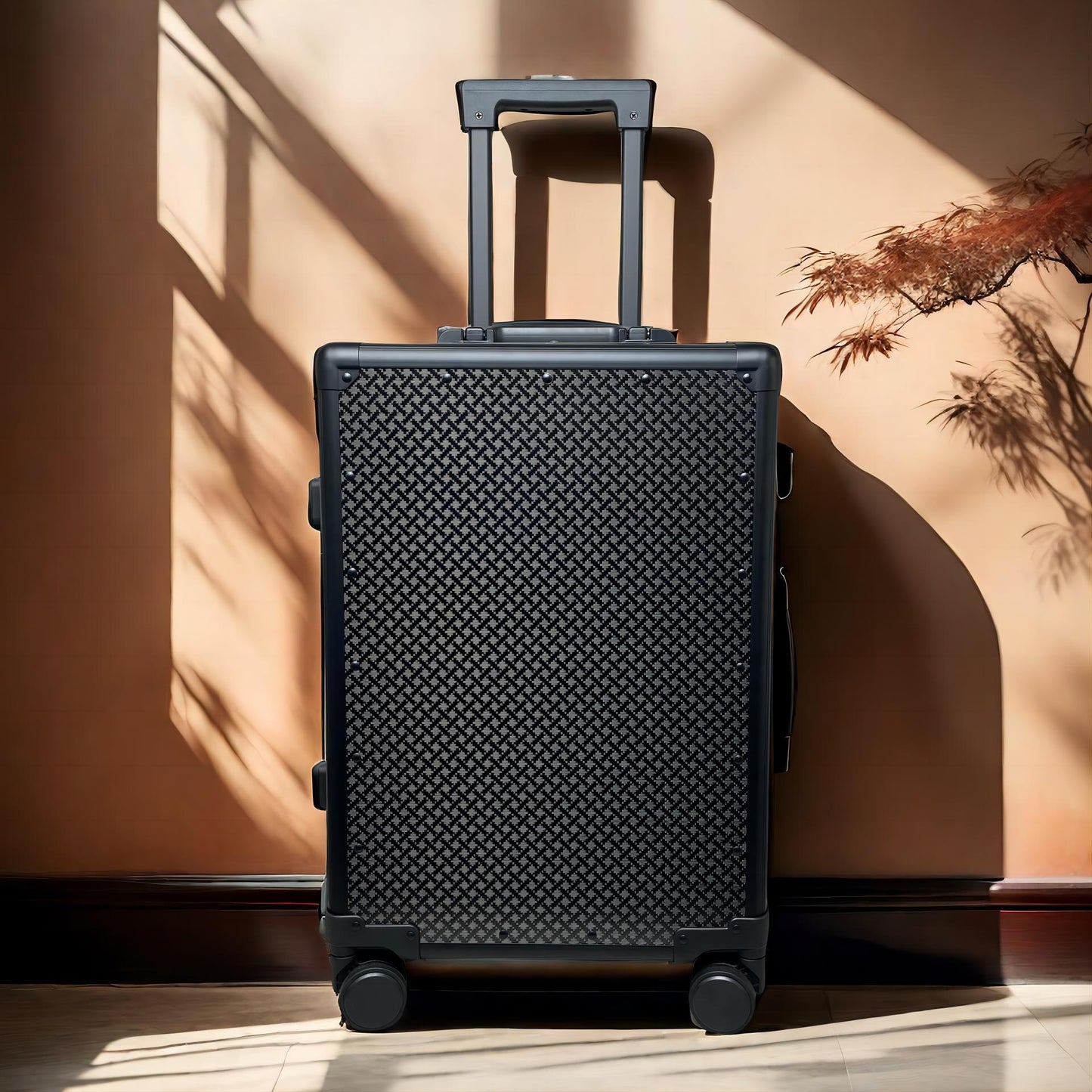 High Performance Carbon-fiber 20" 24" Suitcase With Aluminum Frame