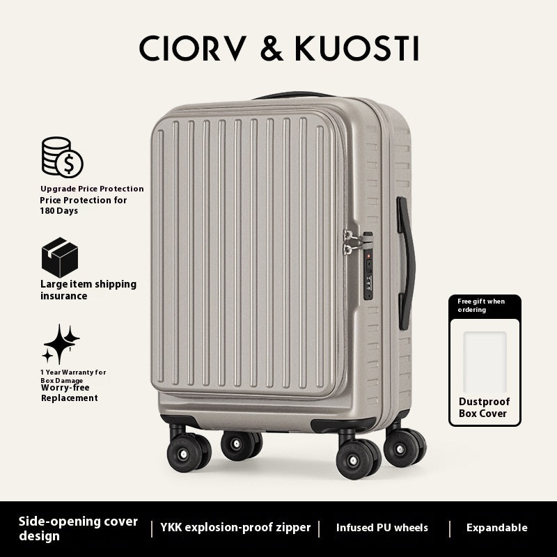 BLP Exceptional C&K 20" CARRY-ON Expandable Hard Sided Side Open Luggage