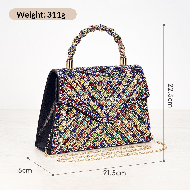 Inlaid Diamonds Banquet Bag