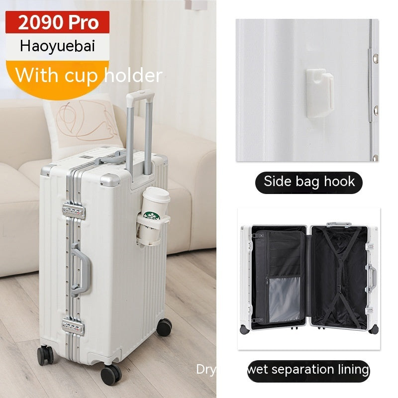 PROMAX 20" Zipperless Carry-On Luggage with USB & Cup Holder