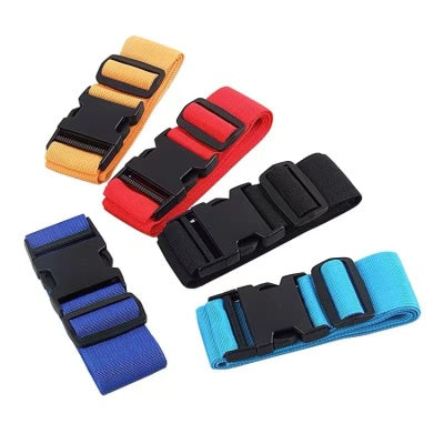 7 Colors Adjustable Nylon Protective Travel Suitcase Packing Belt