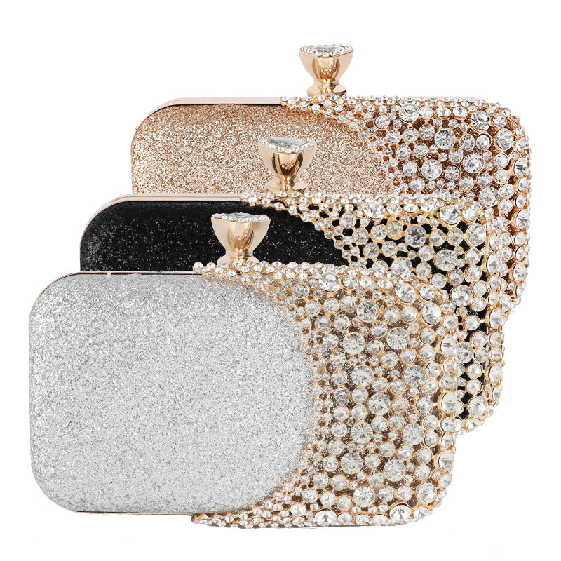 Diamond Inlaid Evening Bag