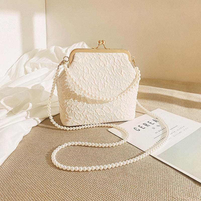 Pearl Crossbody Evening Bag