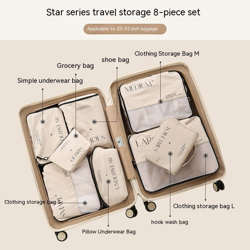 BLP Ultimate Labeled Travel Packing Bags Sets
