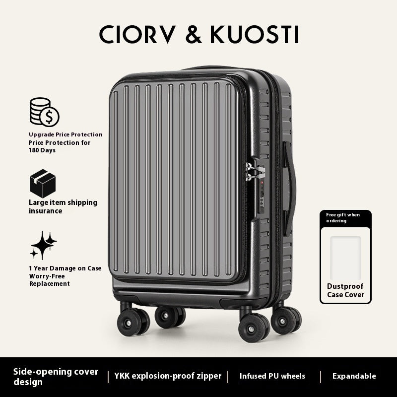 BLP Exceptional C&K 20" CARRY-ON Expandable Hard Sided Side Open Luggage