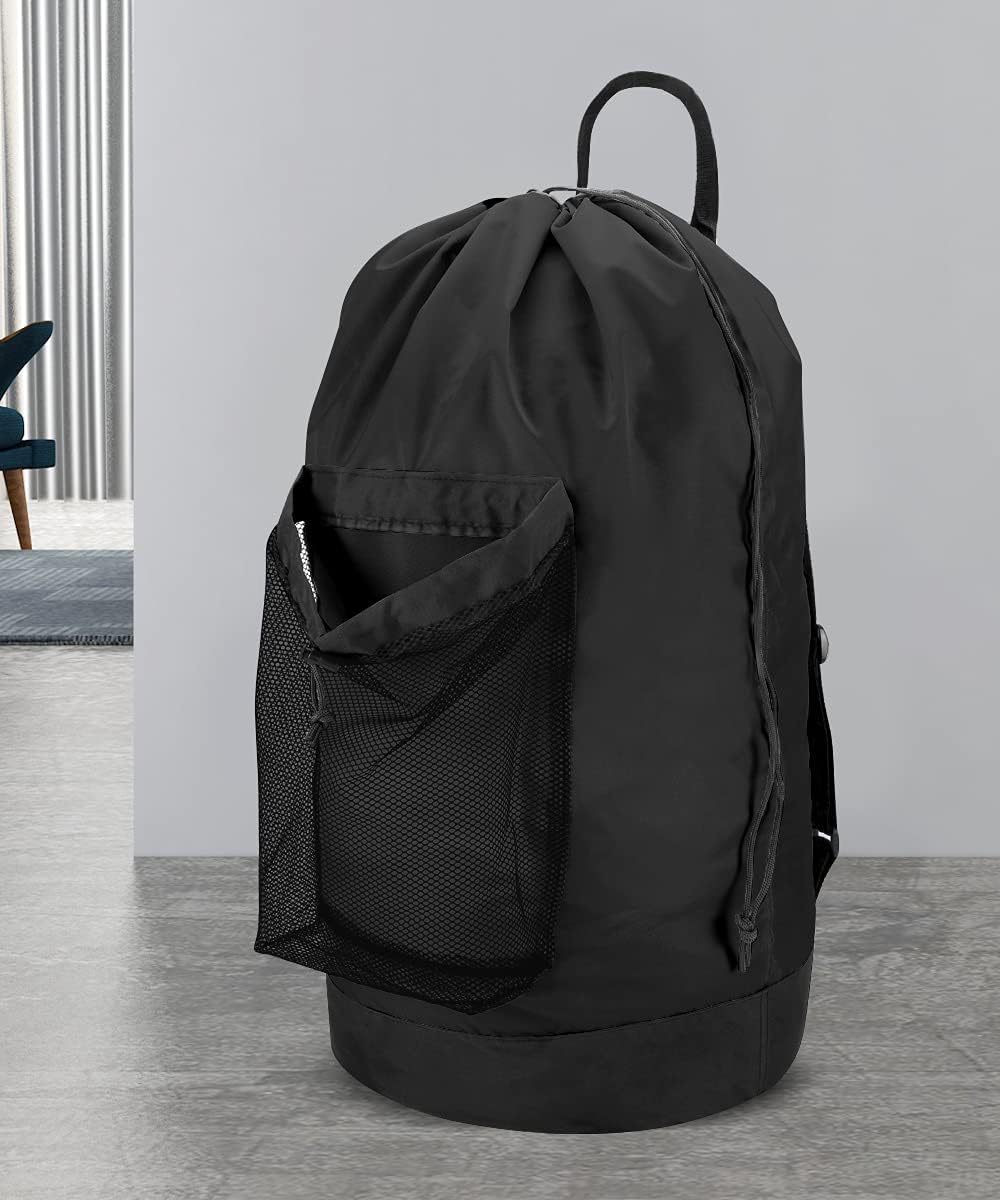 Oxford Cloth Drawstring Large Laundry Carrier